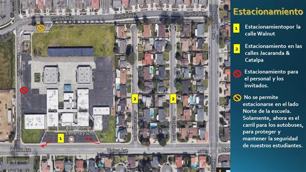 Aerial map of Walnut Elementary Aerial map of Walnut Elementary
